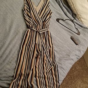 Striped pantsuit